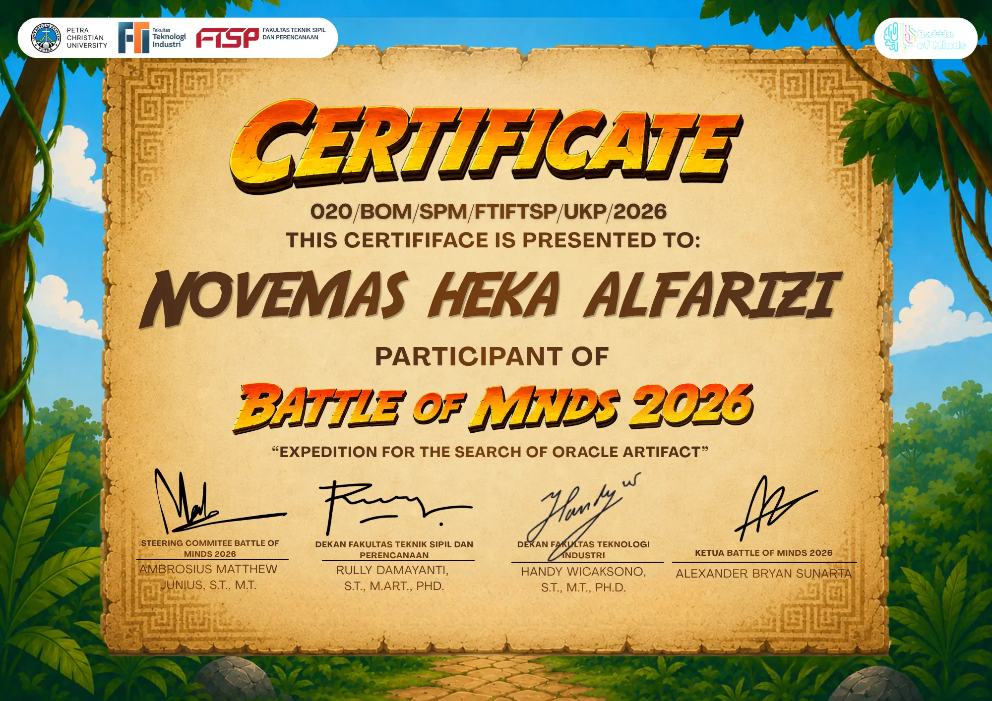 Competition Certificate 2